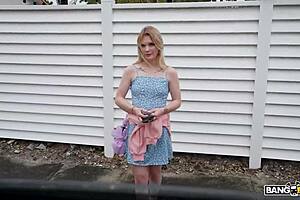 Bangbros - Candy Lane enjoys every moment in the bang bus and smiles as she gets a messy facial?