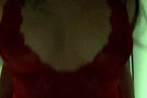 Asian milf bounces on a hard cock, showcasing big bouncing titties in interracial scene