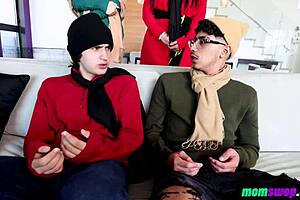 i, the curvy mommy, bounced my boobs in cowgirl while supportin my ill stepson