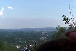 Neglected milf gets fucked by strangers in woods 😈