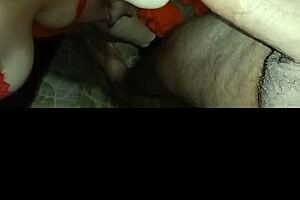 Housewife's wet pussy and ass get fingered and choked by her man 😈