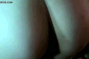 So this perv corners his friend's stepsister for huge tits blowjob and hardcore banging in homemade pov.