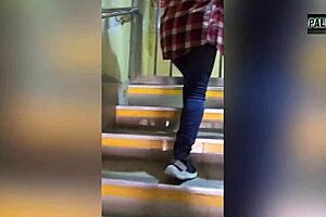 I met this mature woman on the street to fuck her ass.