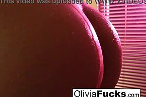 i watch super sexy olivia austin tease her big tits in the shower