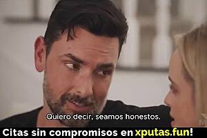 two guys fuck a hot blonde spanish submissive 😍 homemade creampie