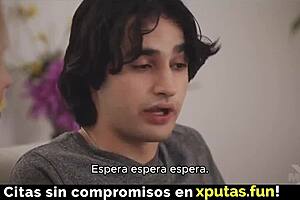 two guys fuck a hot blonde spanish submissive 😍 homemade creampie