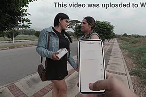 stranger pays for vibrator experience at mall.