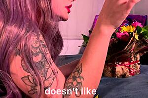 Amateur Milf Rides Big Rubber Cock