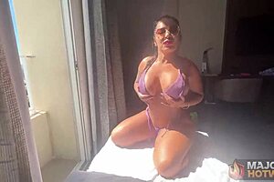 busty thick milf monica santhiago feels intense passion as rome major fucks her ass deep with big black cock in wet cowgirl ride