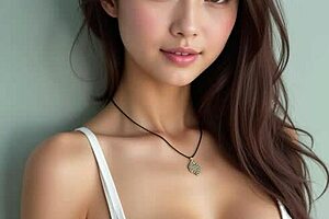 Thai beauty in lingerie showcasing big tits and ass