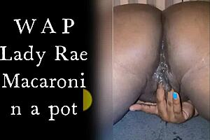 Lady Raex Wet Ass Pussy Masturbation Close Up