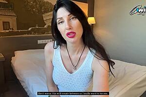 Bold Blowjob From Girlfriend's Hot Stepmom