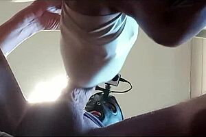 Naked Milf In Pantyhose Gives Deepthroat Blowjob