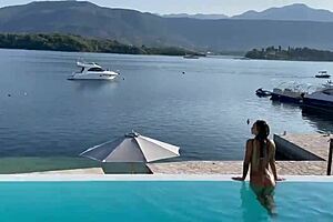 Gorgeous Monika Fox Swims Naked In Pool In Beautiful Place Free