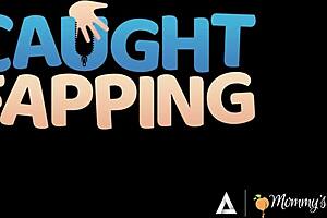 Charlie Forde Catches Lauren Phillips With Dildo For Lesbian Fingering