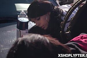 Lp Officer Whips Out Prick And Two Shoplifter Teens Wrap Lips Around It 😏