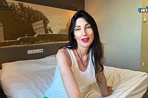 Bold Blowjob From Girlfriend's Hot Stepmom