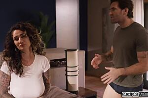 godson set up his busty milf godmom