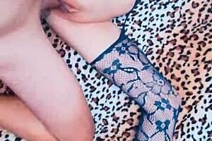 Beautiful Mature Submissive Yet Fiery In Lingerie And Stockings