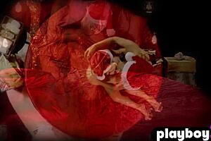 Uma Jolie hot play after striptease.