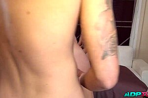 Tuti Frutix enjoys a group blowjob session.