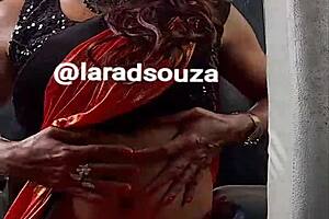 Lara dsouza's bold bus crossdressing