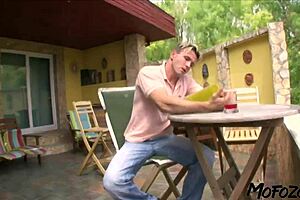 mofozo com - busty maid gets the cum on her tits tits orgasm daddy big cock big tits cum on tits sloppy oral wet not son