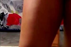 african girl fucks herself outside her house