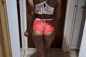 Hot Latina With Dangerous Curves Gets Anal Creampie