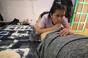 Stepsister quickie turns wild with big cock almost getting caught