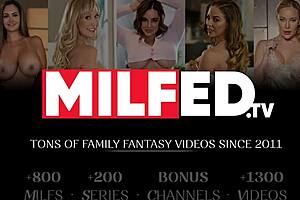 hot mom-in-law seduces daughter's boyfriend with blowjob in lingerie