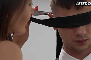 Ebony Stepsister Zaawaadi Craves Threesome With Stepbro And Girlfriend!