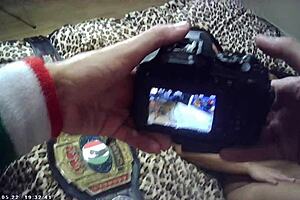 First timer bombshell contrasts tight body with big tits on Italian machine