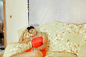 uttaran20 pours milk inside stepsisters tight pussy in a quick amateur scene