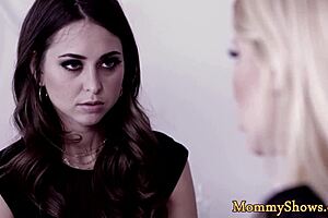 Glam teens boldly face sit and lick shaved pussies