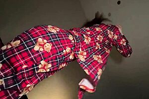 Stepsister in Lingerie Begs Boss for Interracial Fucking Again