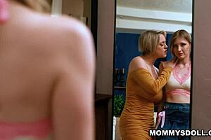 Dee williams and melody marks explore each other's shaved pussies with licks and muff diving in a sensual lesbian session