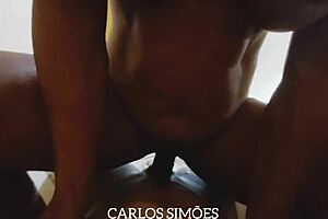 Dani fitness warms up with carlos simões before recording 😊