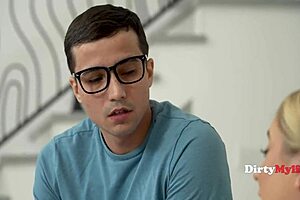 step son's cum intensely saves my oiled pussy marriage