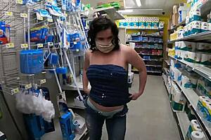 best of pantsing, flashing my huge amateur milf ass outdoors on beach - part 4