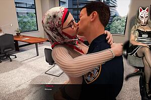 what's with this hijab milf prison guard without panties?