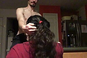 Will this amateur milf arab slobber on fat cock for cumshot snack or lick it sloppily with tongue?