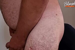 I trained my wife in deep throat for a hard blowjob. She got cum on her face and rimming in full scene ep 1904.