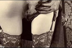 It seems your lady has destroyed her cunt with fisting and gaping in homemade solo action