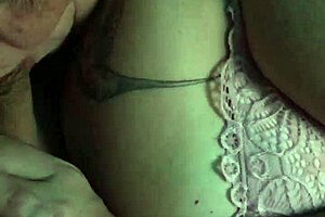 Amateur MILF boldly keeps sucking on that fat BBW cock