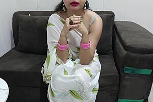 Indian Stepmom Gets Fucked By Stepson In Doggystyle And Cowgirl With Dirty Talk And Deepthroat While Daddy Is Out