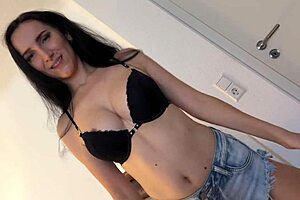 Stepmom catches stepson jerking off with her panties, then rides his big cock in cowgirl for taboo pleasure.