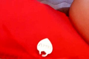 Gretala feels excited in her red slip on May 23 2024 as mature pornstar slut.