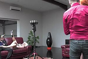 babes with big tits slip into lingerie for rimming before getting fucked hard in wild 4some action