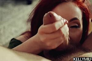 I spread my smooth pussy for his cock to pump deep - Penny Lay